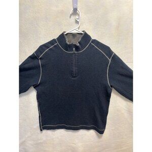 Cutter & Buck Navy Half-Zip Sweater S/P Made In India
